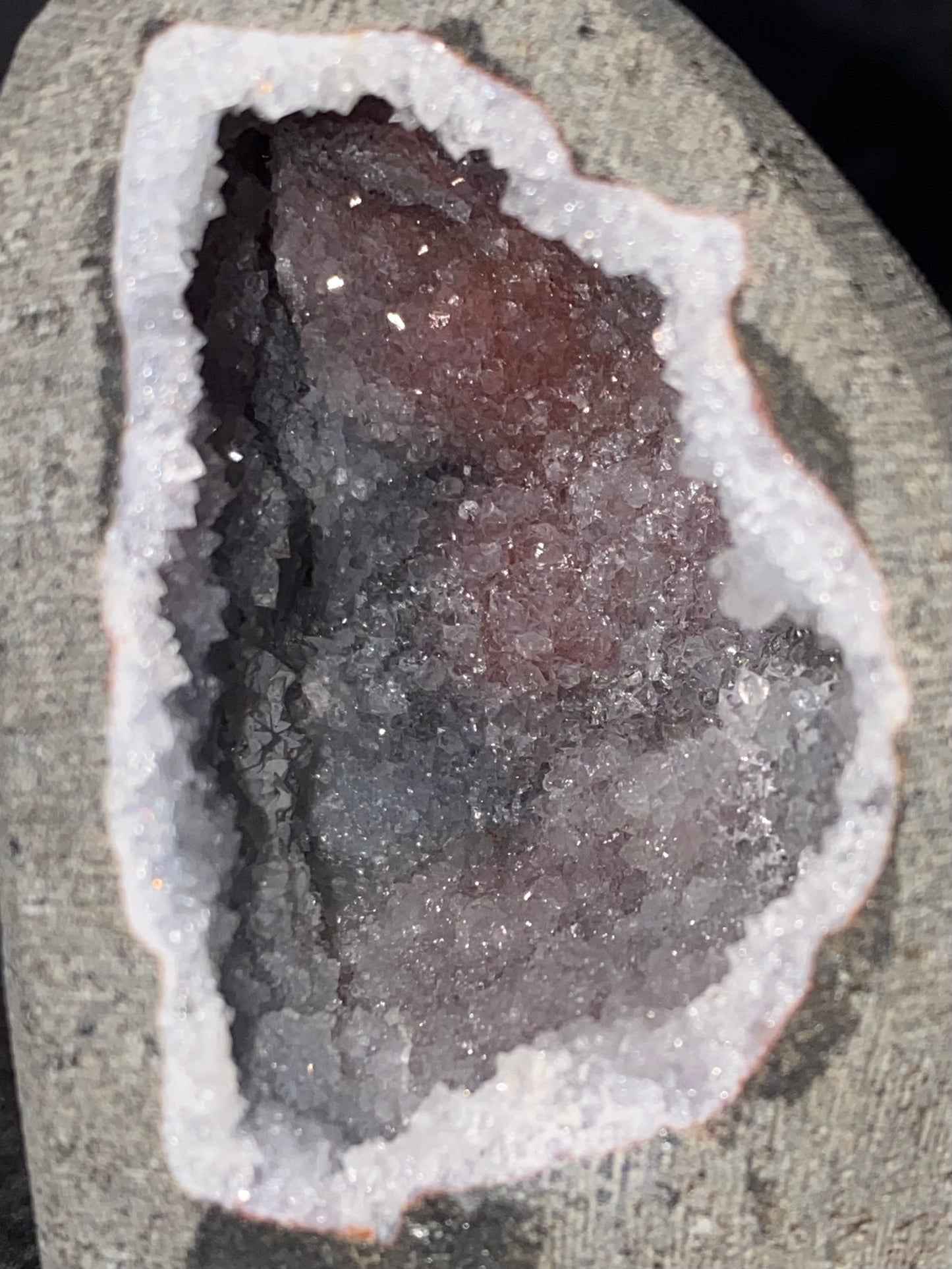 Kwarts/chalcedoon geode