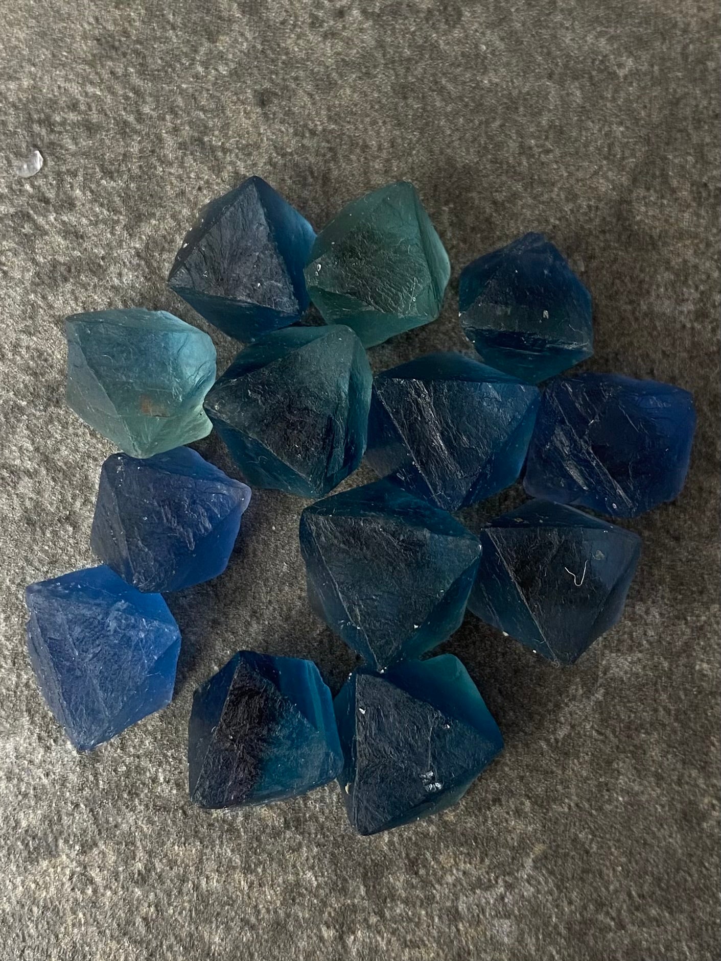 Fluoriet diamantjes