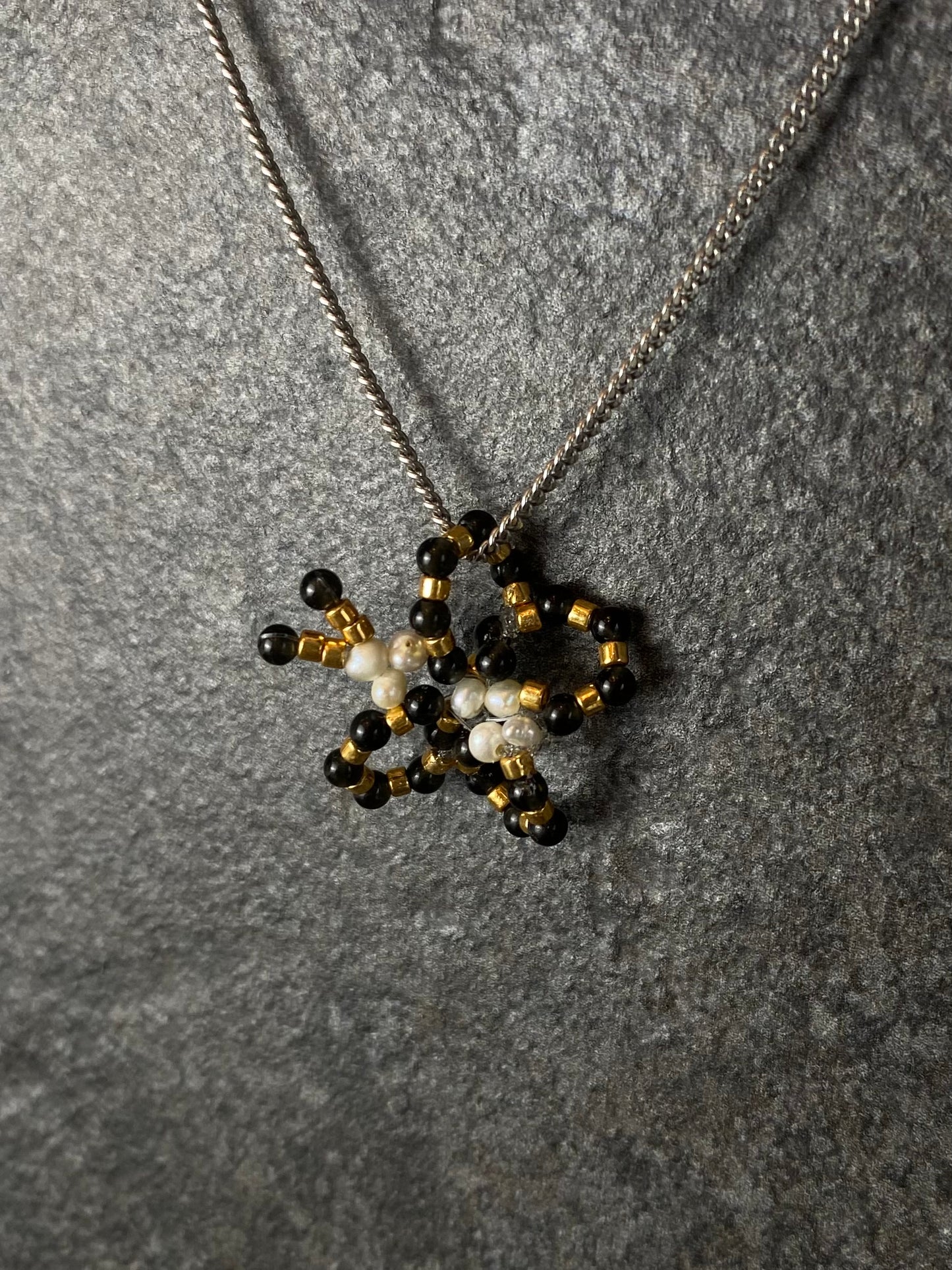 Obsidiaan vlinder hangertje