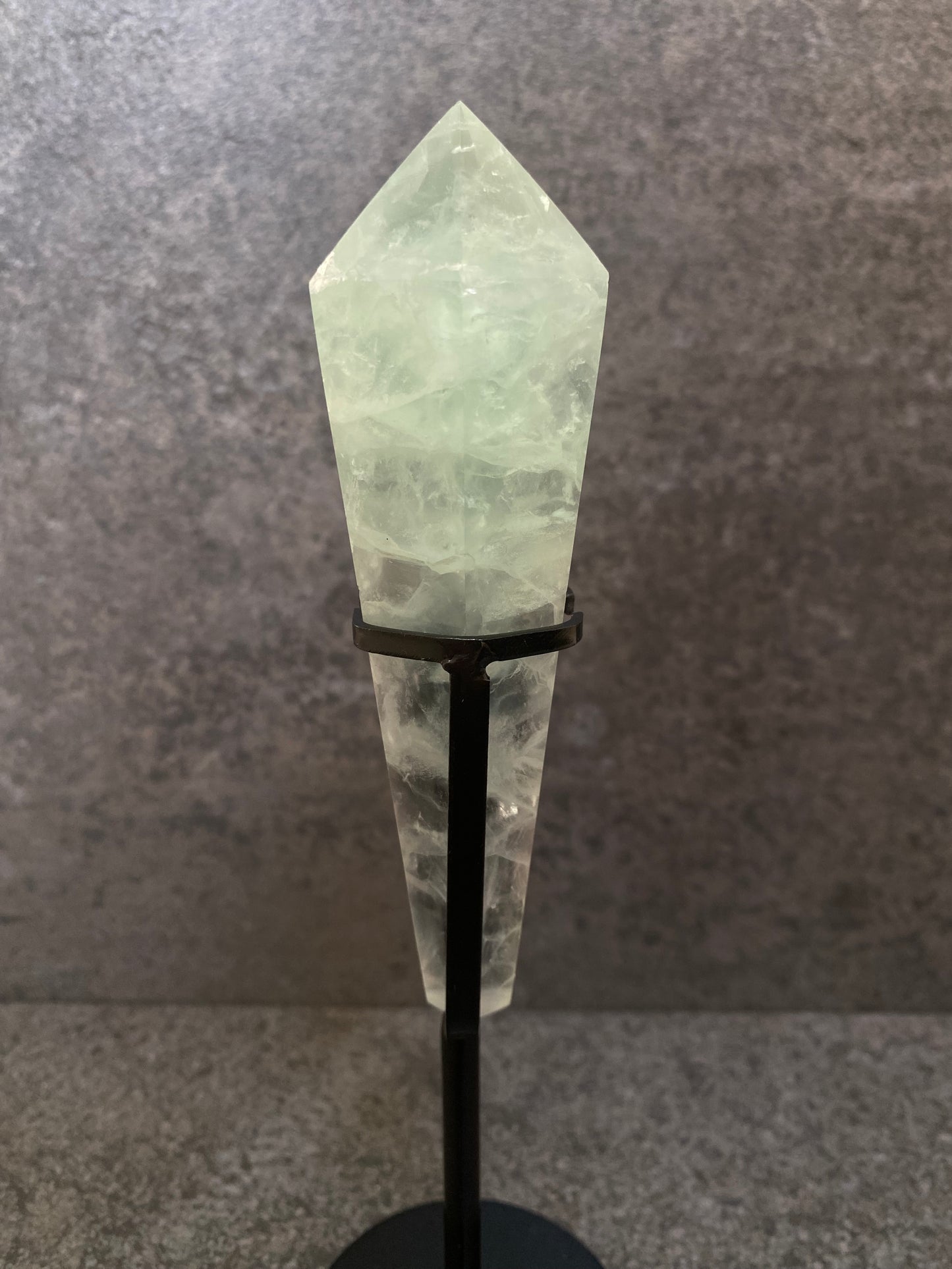 Groene fluoriet wand