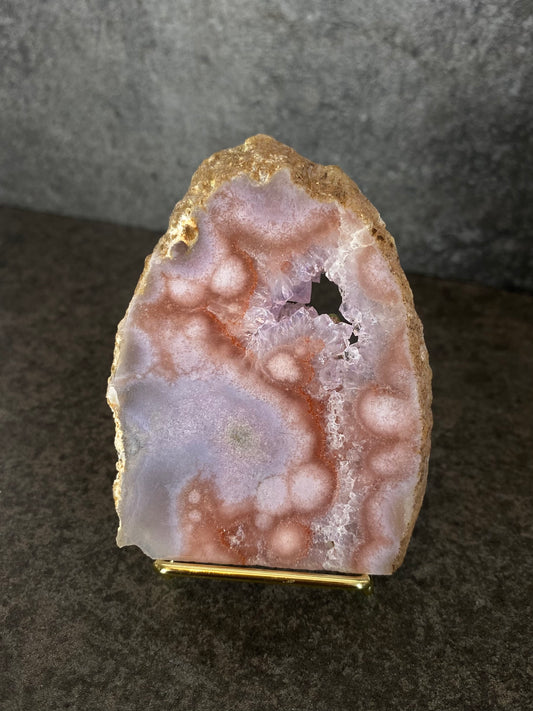 Roze chalcedoon slab