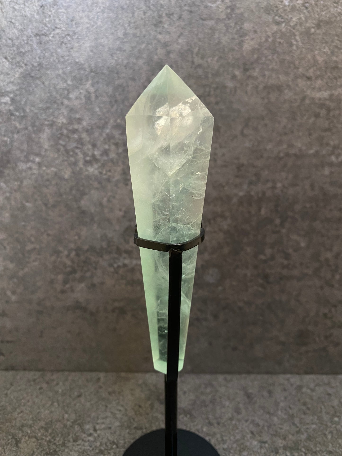 Groene fluoriet wand