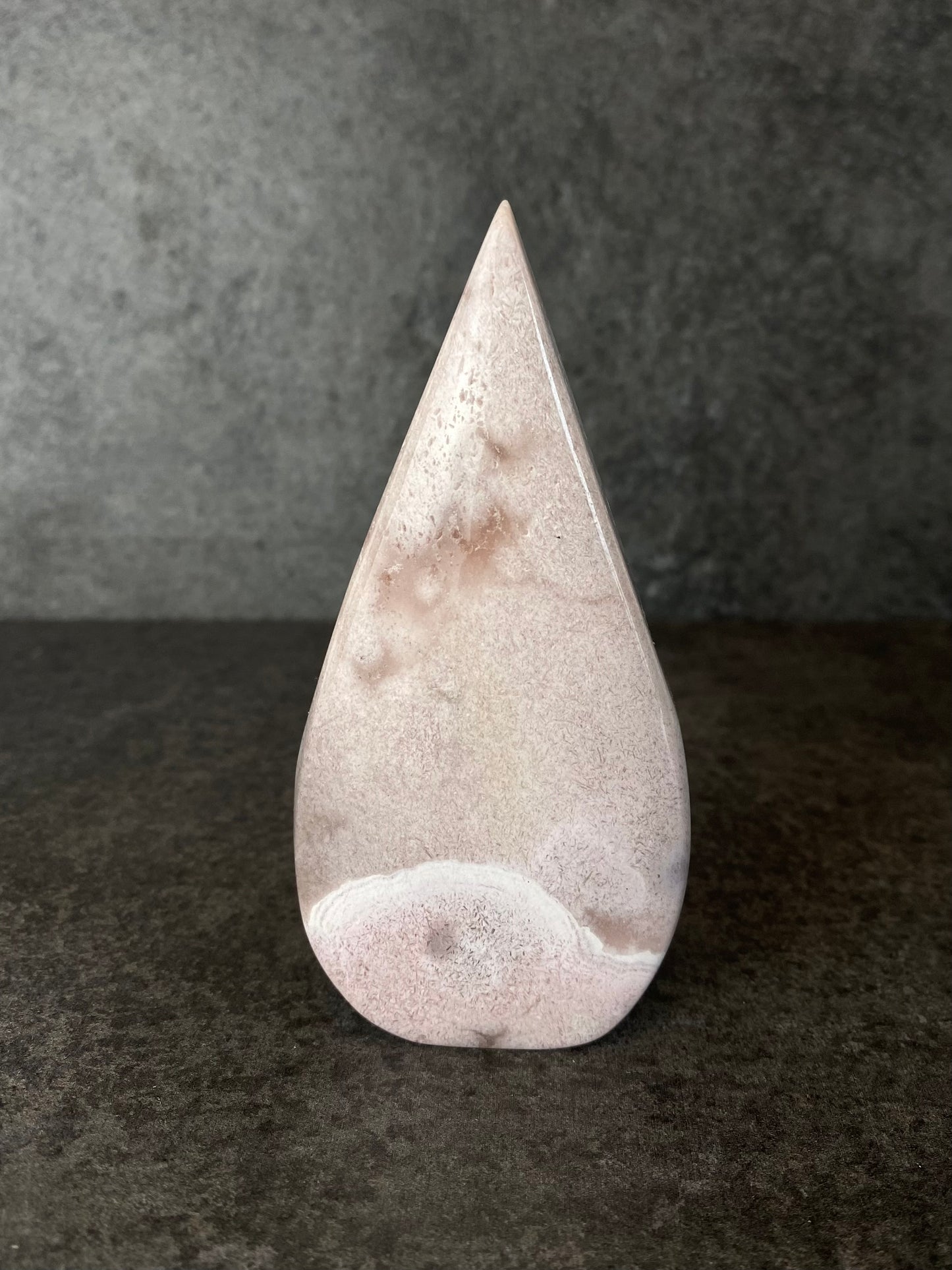 Roze chalcedoon vlam