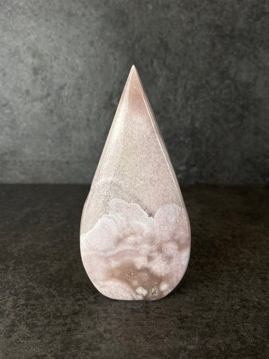 Roze chalcedoon vlam