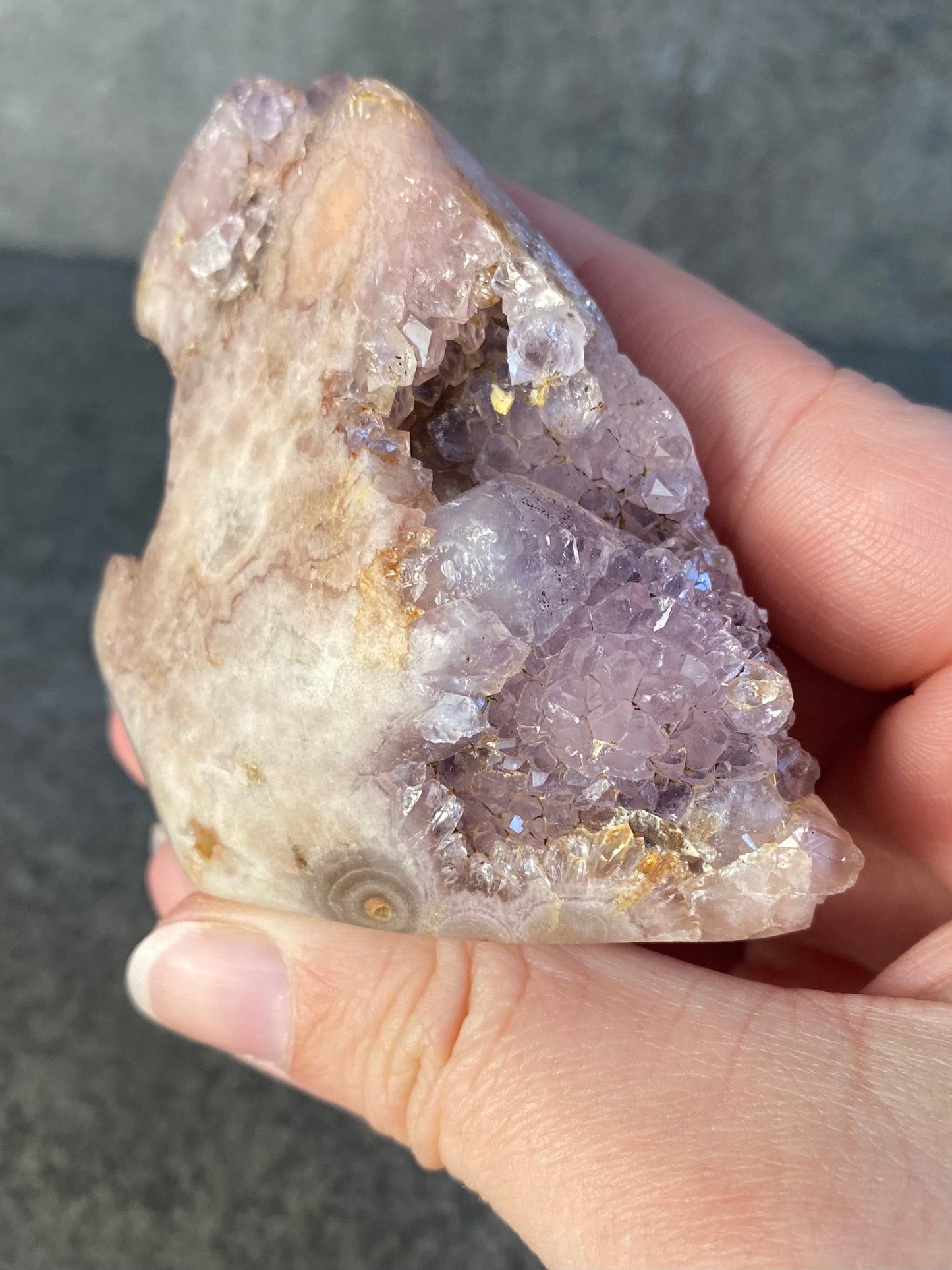 Roze chalcedoon freeform