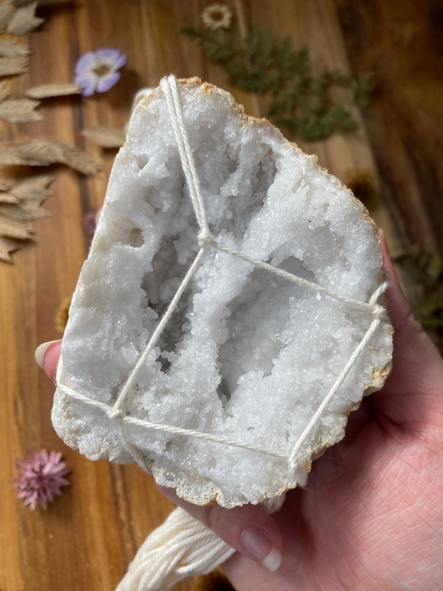 Hanger kwarts geode