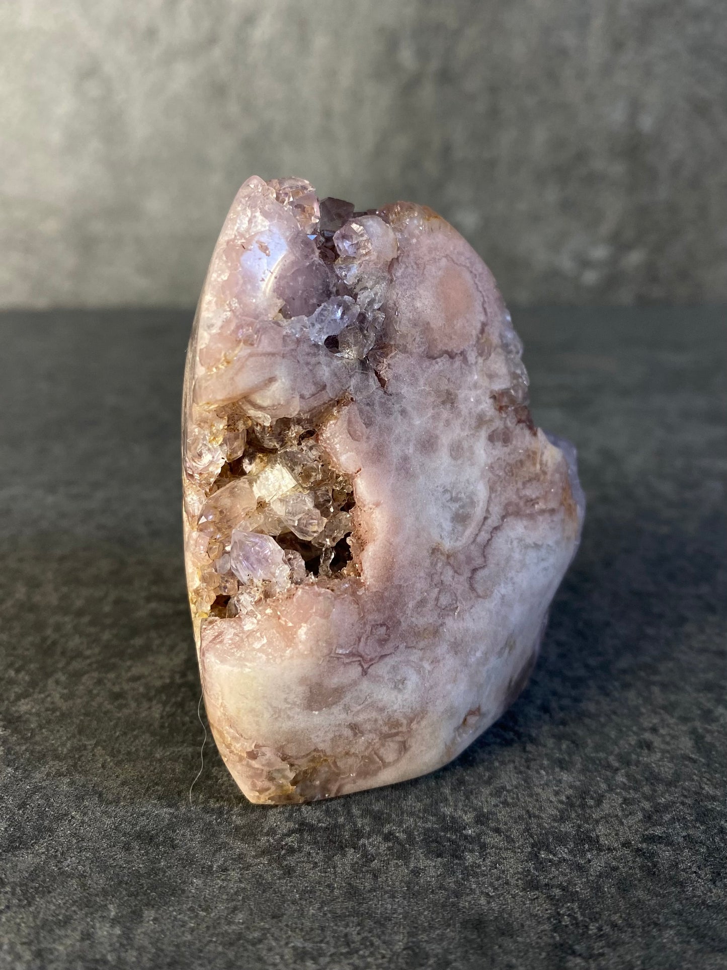 Roze chalcedoon freeform