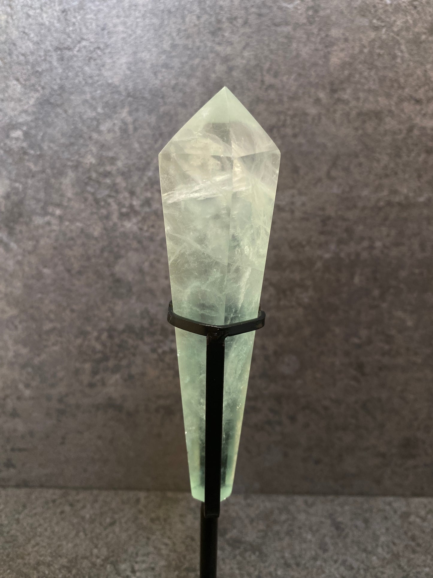 Groene fluoriet wand
