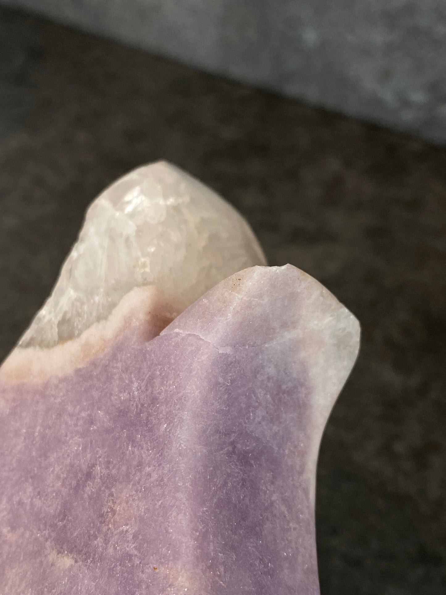 Roze chalcedoon vlam