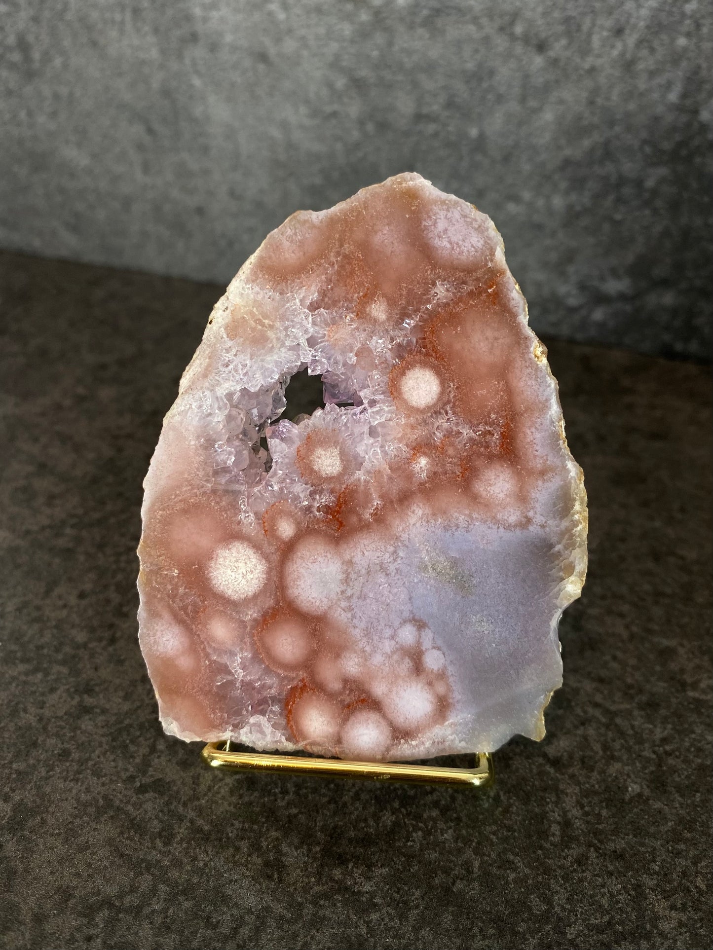 Roze chalcedoon slab